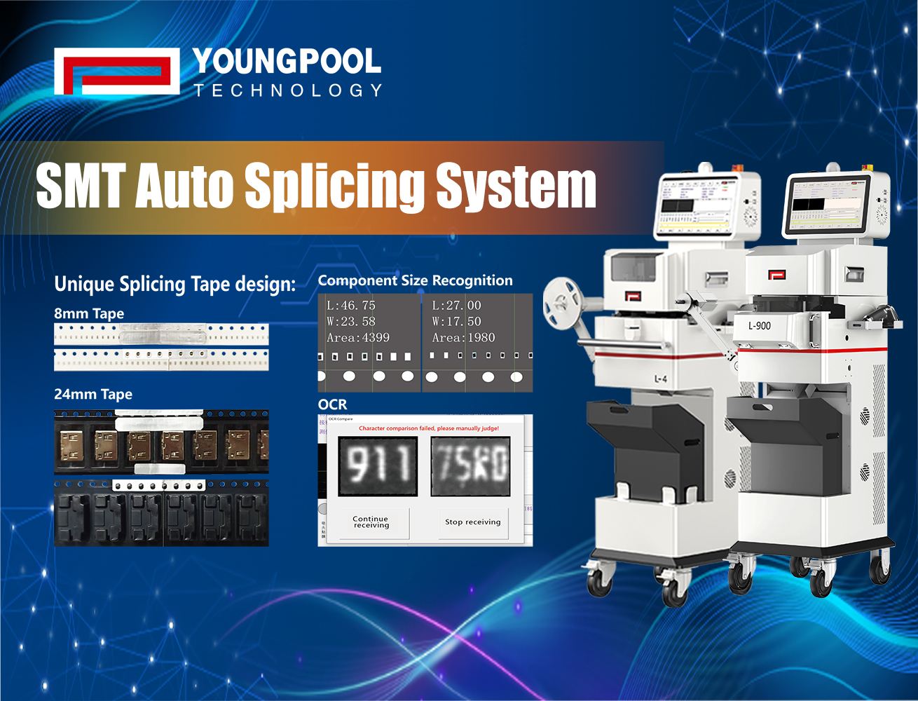 ダウンタイムなしでスプライシング！Youngpool スマートスプライシングマシンが生産性を向上します！