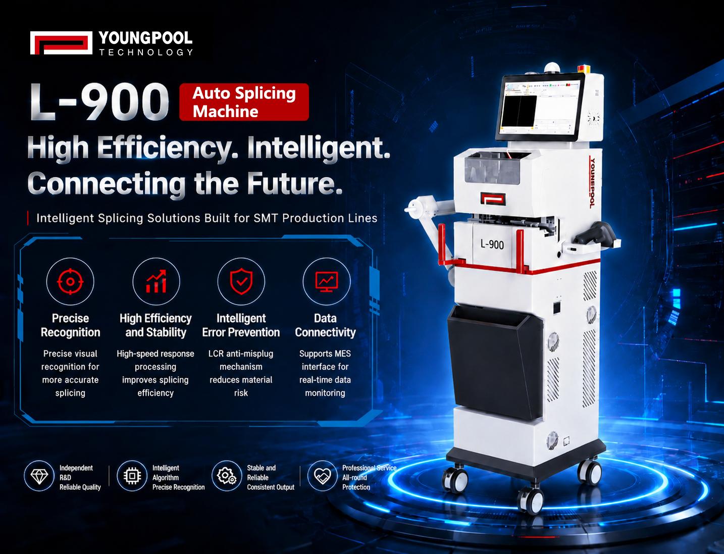 YOUNGPOOL TECHNOLOGY Auto Splicing Machine | Enhancing Splicing Stability and Production Efficiency in SMT Manufacturing