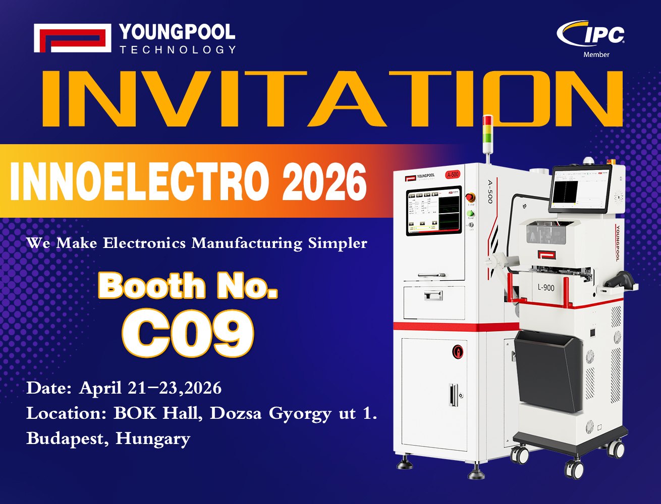 Youngpool TechnologyがINNOELECTRO 2026に出展｜インテリジェントSMTソリューションの包括的なポートフォリオを紹介